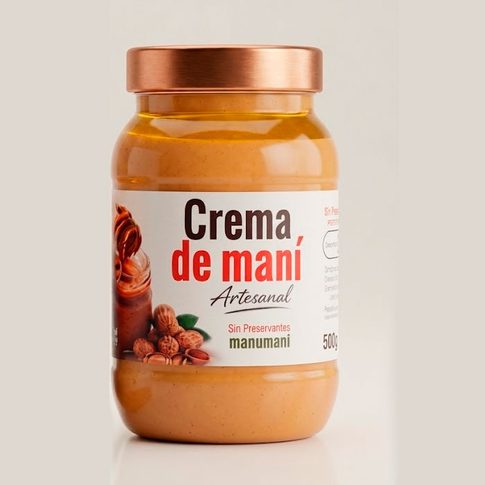 Crema de maní criollo 500g